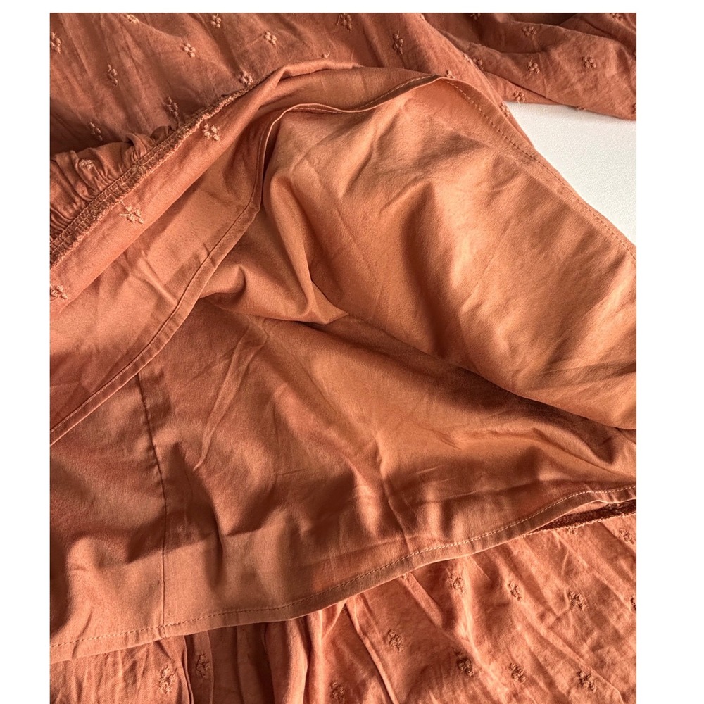 Old Navy Waist Defined Swiss Dot Midi Dress Xl Puff Sleeve Cottagecore Prairie - Picture 15 of 15